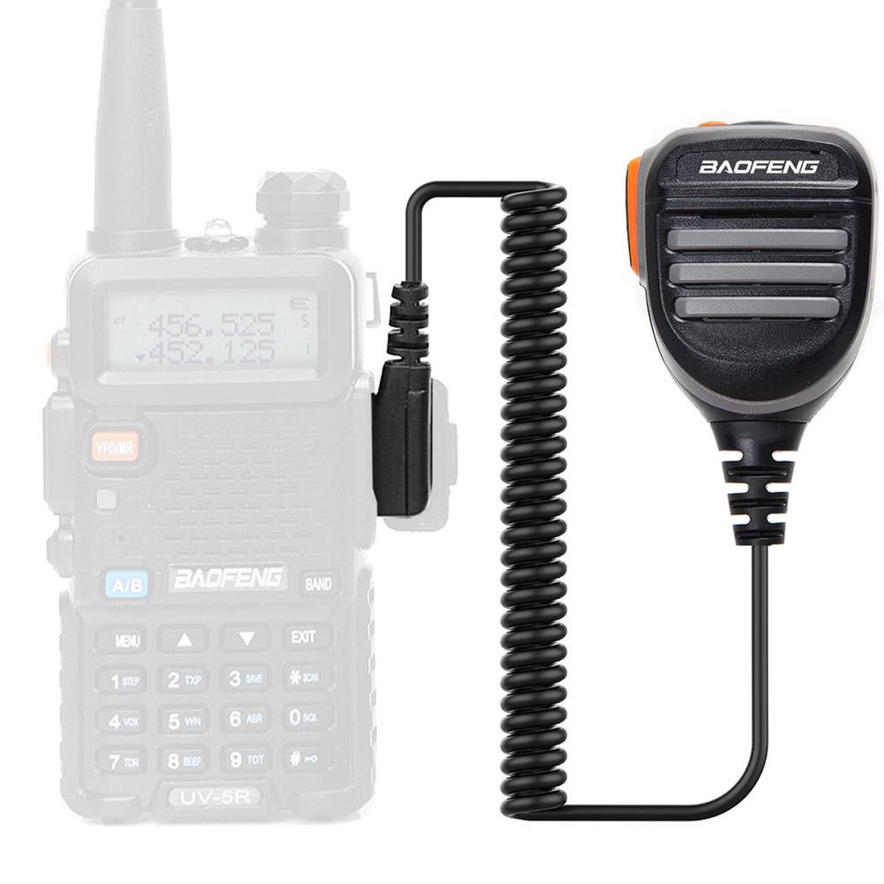 BAOFENG 2-pin connector Waterproof Microphone for BF-888s, UV-5R, UV-10R, UV-13 Pro ETC.